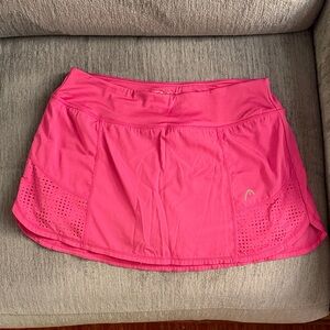Head Bright Pink Athletic Skort
